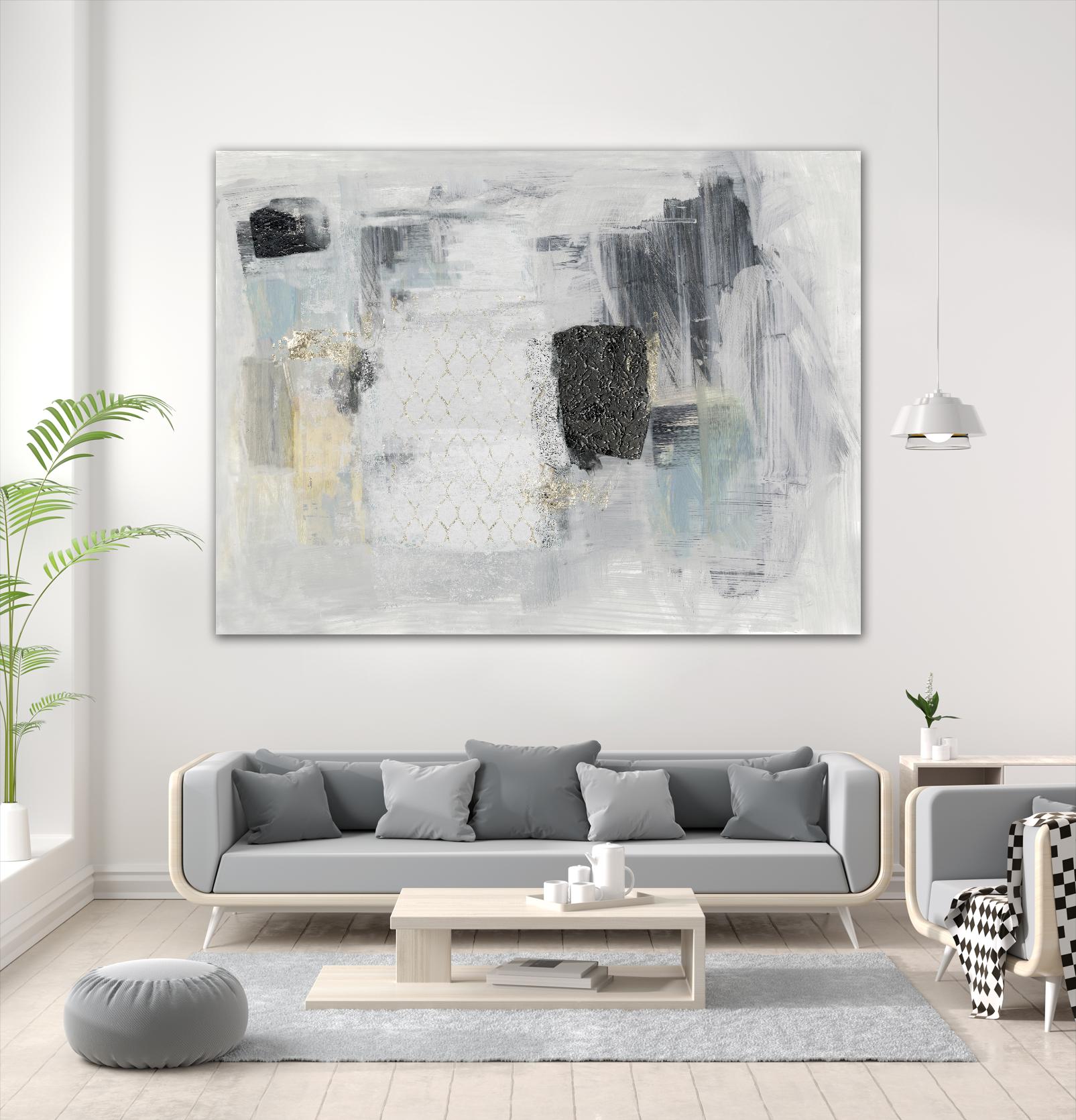 Baroque Abstract I by PI Studio on GIANT ART - black abstract