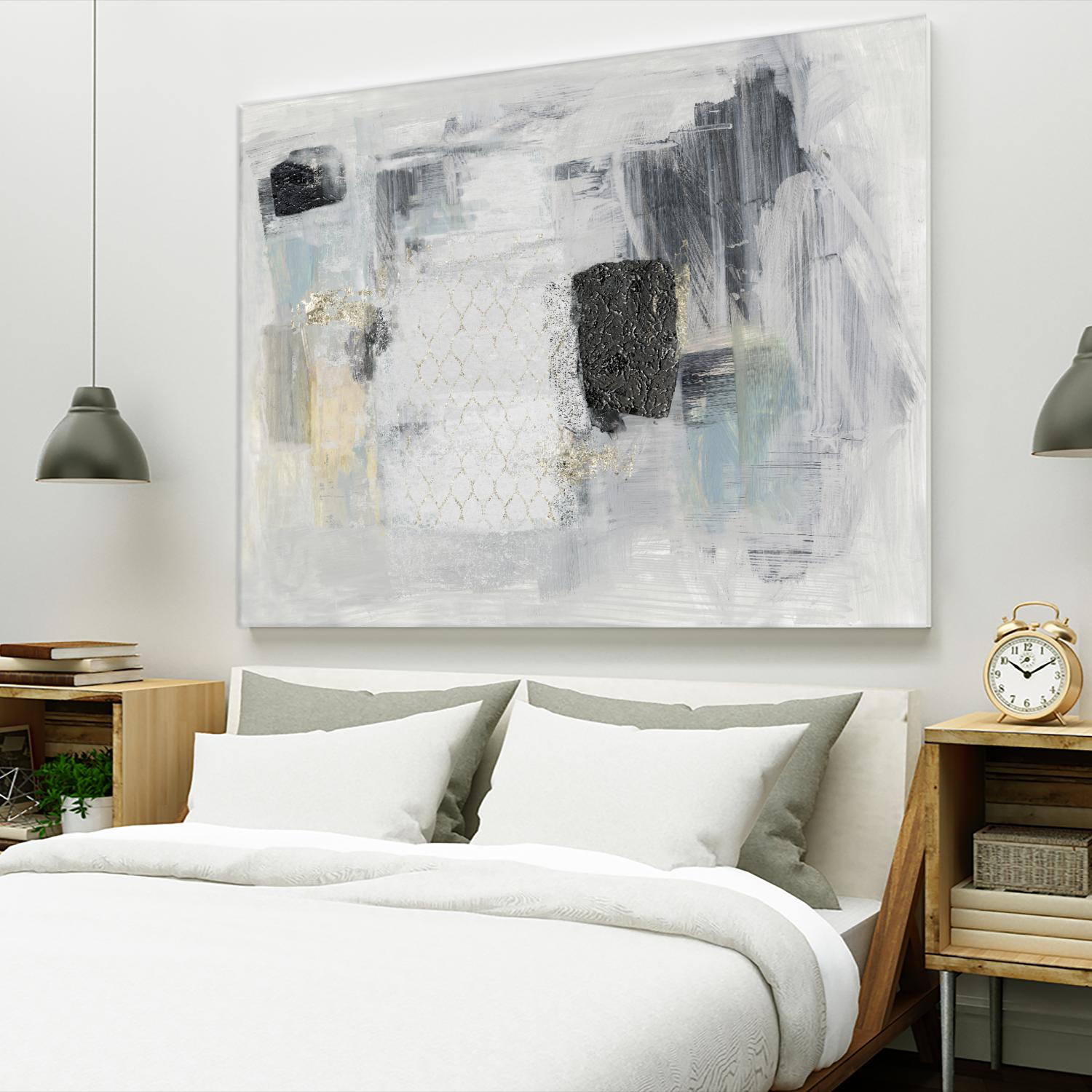 Baroque Abstract I by PI Studio on GIANT ART - black abstract