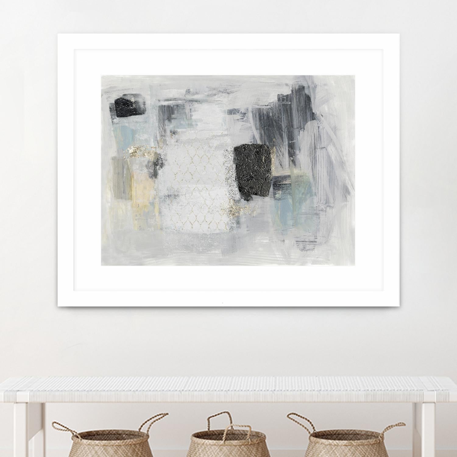 Baroque Abstract I by PI Studio on GIANT ART - black abstract