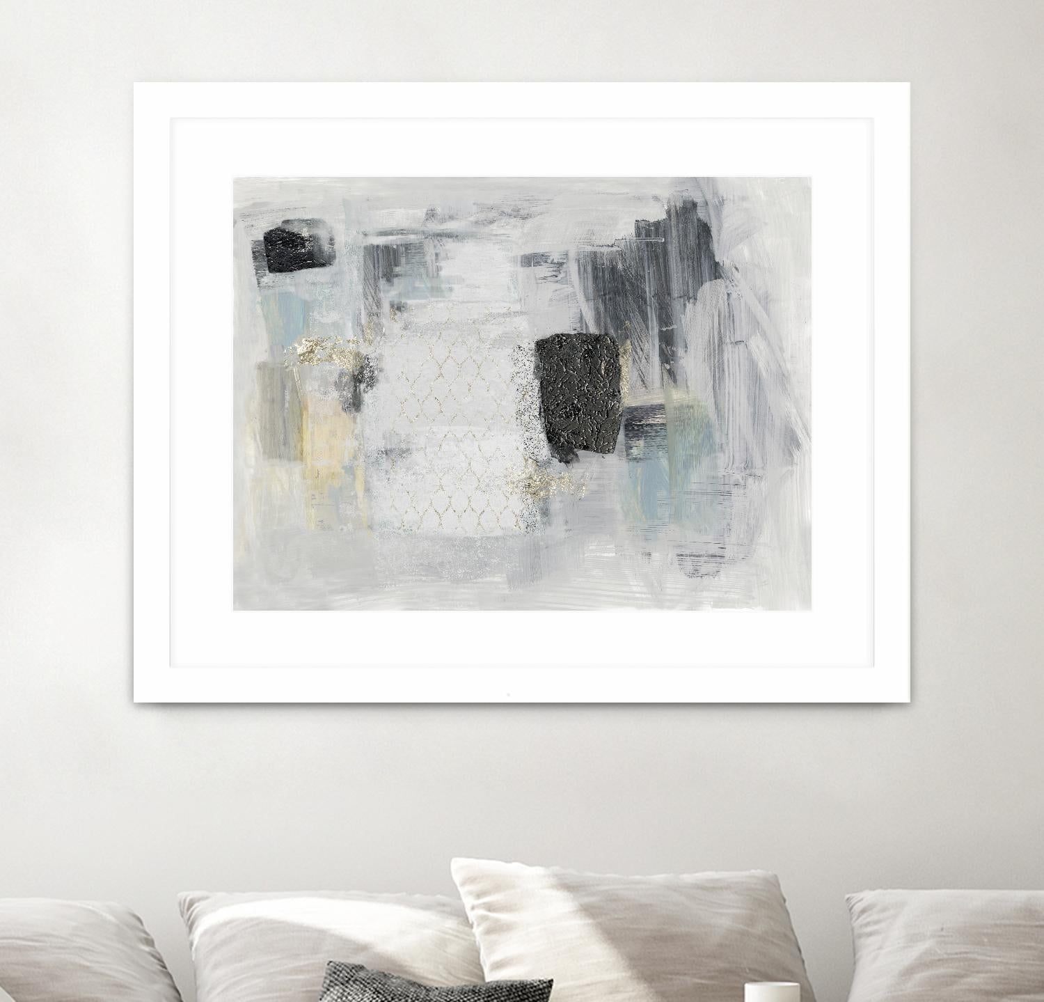 Baroque Abstract I by PI Studio on GIANT ART - black abstract