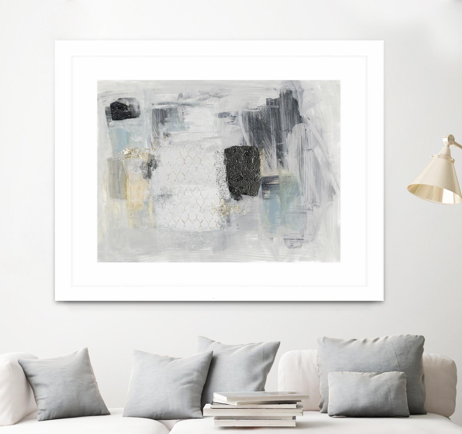 Baroque Abstract I by PI Studio on GIANT ART - black abstract