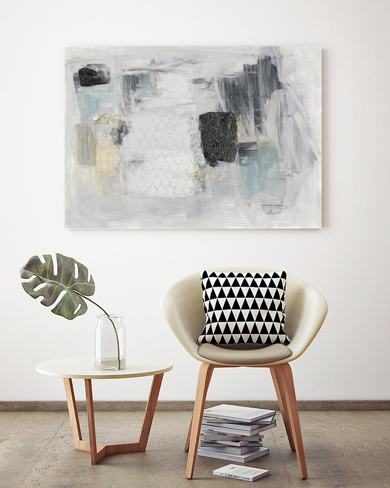 Baroque Abstract I by PI Studio on GIANT ART - black abstract