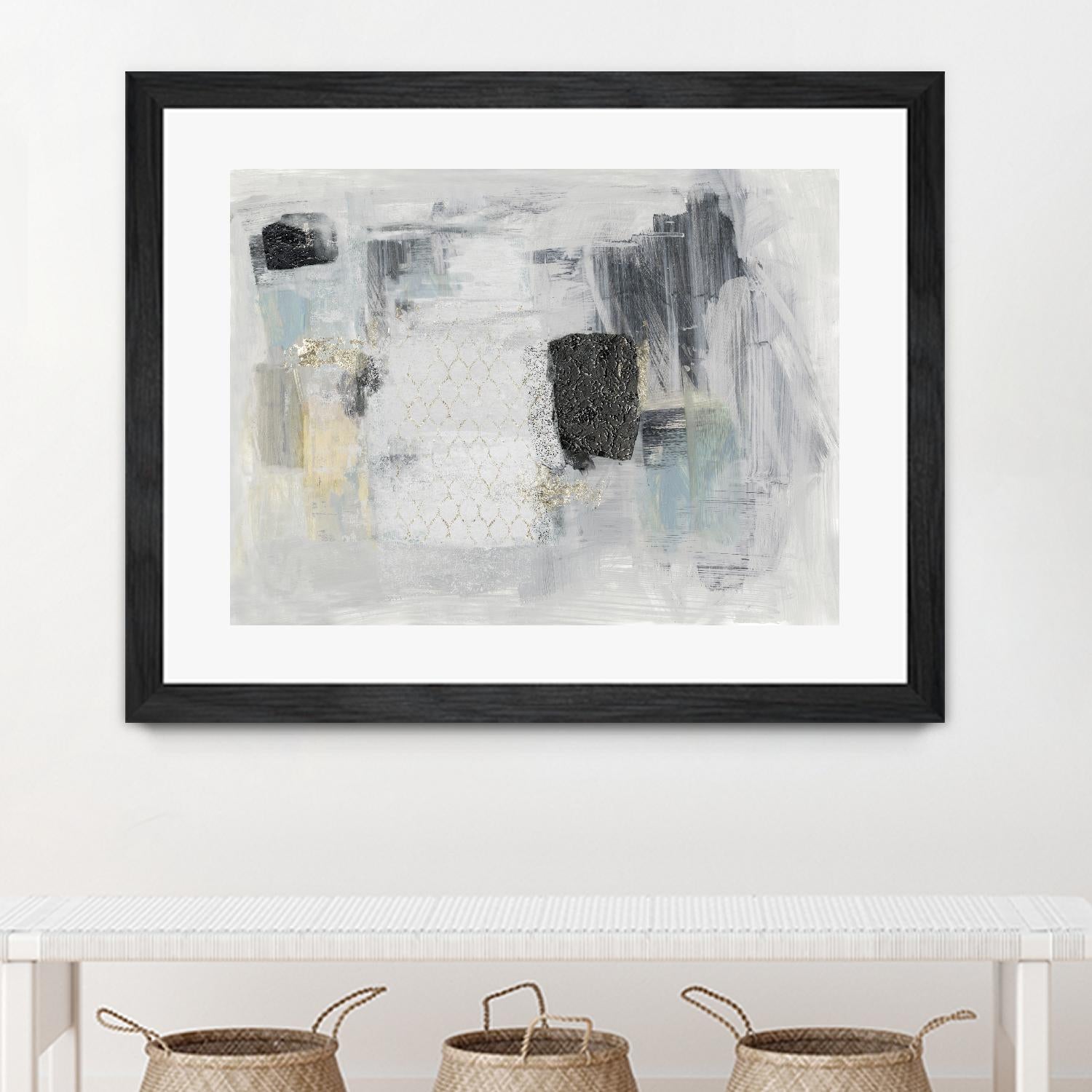 Baroque Abstract I by PI Studio on GIANT ART - black abstract