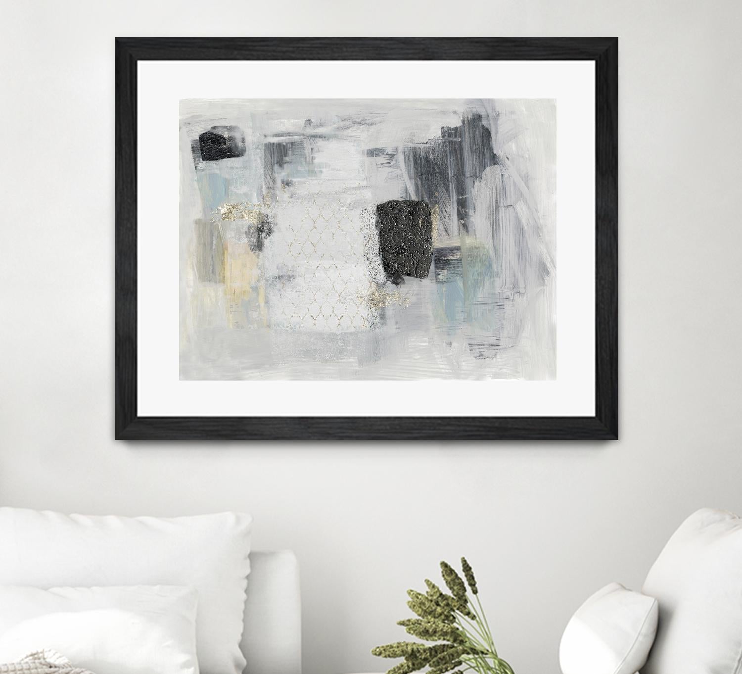 Baroque Abstract I by PI Studio on GIANT ART - black abstract
