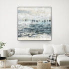 Black Waves by PI Studio on GIANT ART - blue abstract