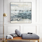 Black Waves by PI Studio on GIANT ART - blue abstract