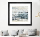 Black Waves by PI Studio on GIANT ART - blue abstract