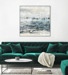 Black Waves by PI Studio on GIANT ART - blue abstract