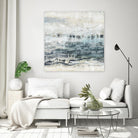 Black Waves by PI Studio on GIANT ART - blue abstract