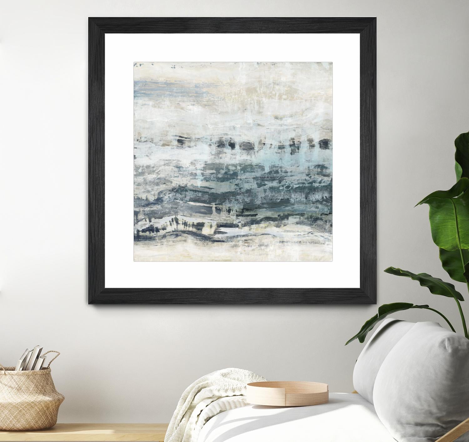 Black Waves by PI Studio on GIANT ART - blue abstract