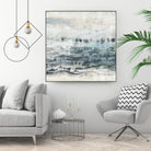 Black Waves by PI Studio on GIANT ART - blue abstract