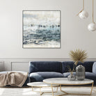 Black Waves by PI Studio on GIANT ART - blue abstract