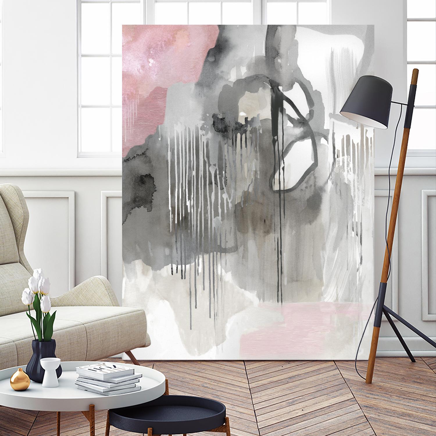 Muted Abstract by PI Studio on GIANT ART - pink abstract