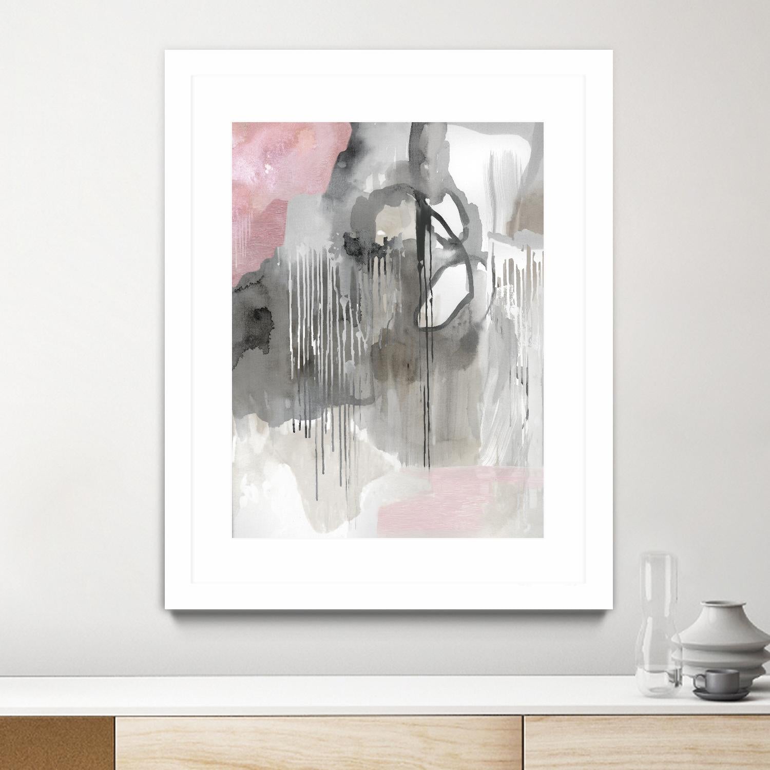 Muted Abstract by PI Studio on GIANT ART - pink abstract