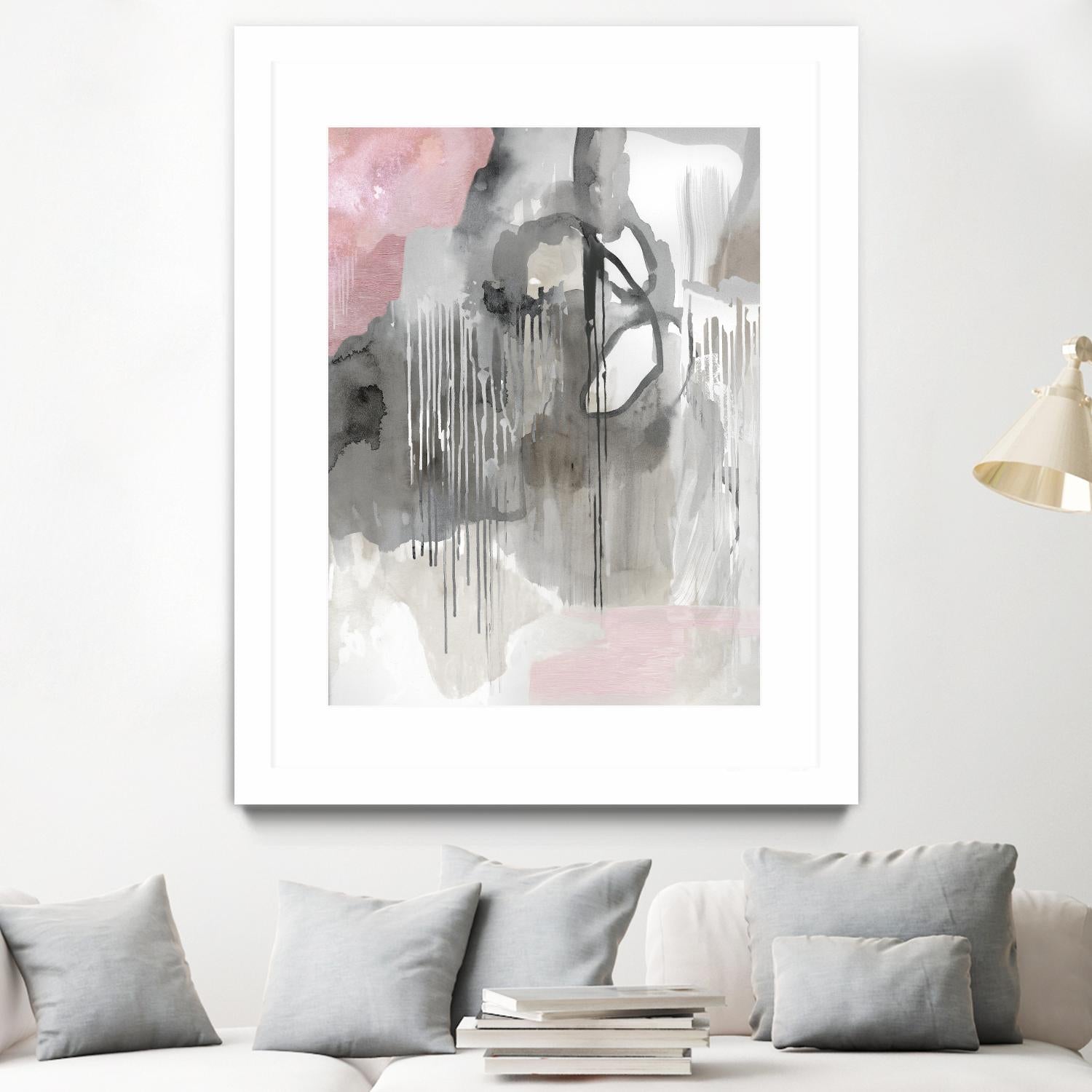 Muted Abstract by PI Studio on GIANT ART - pink abstract