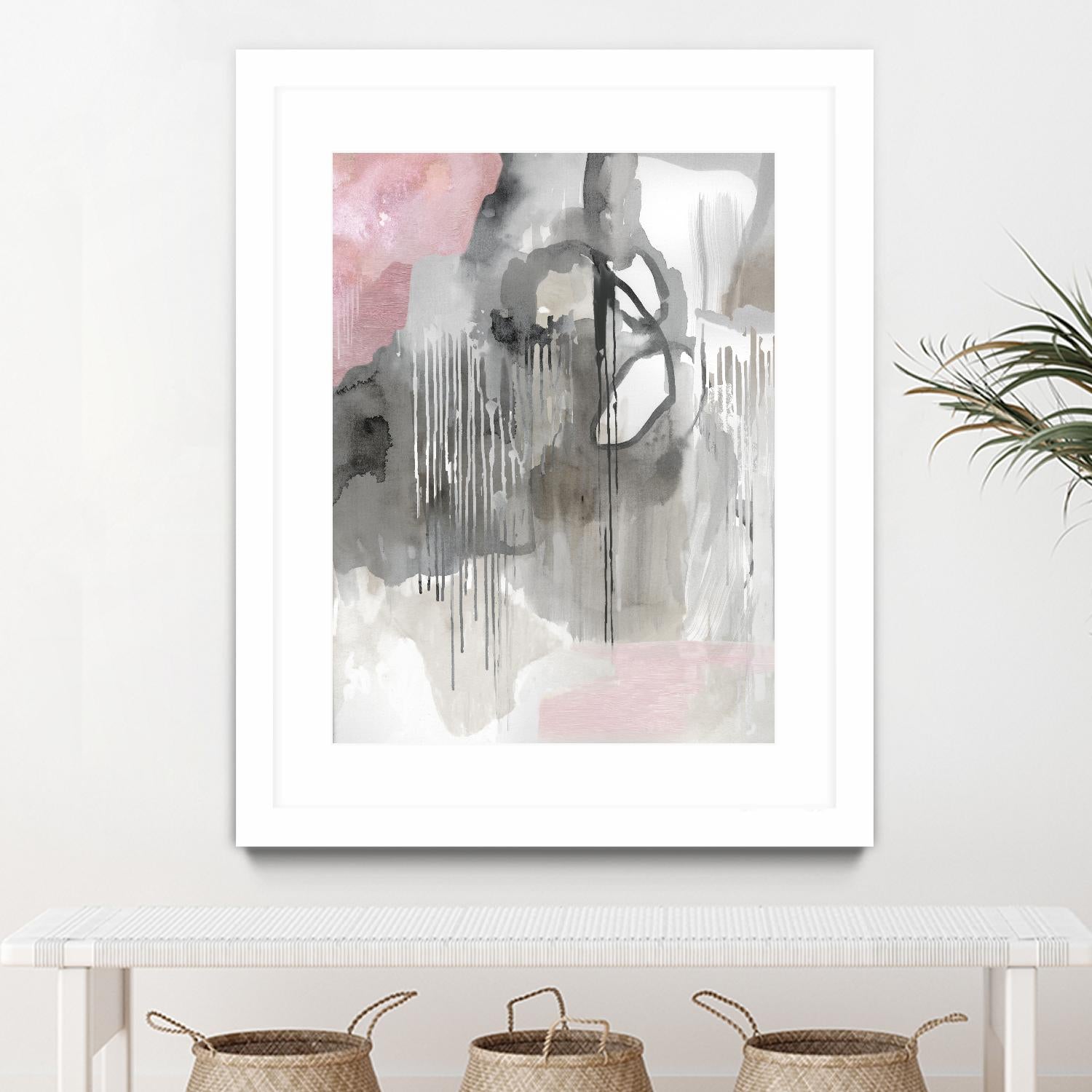 Muted Abstract by PI Studio on GIANT ART - pink abstract