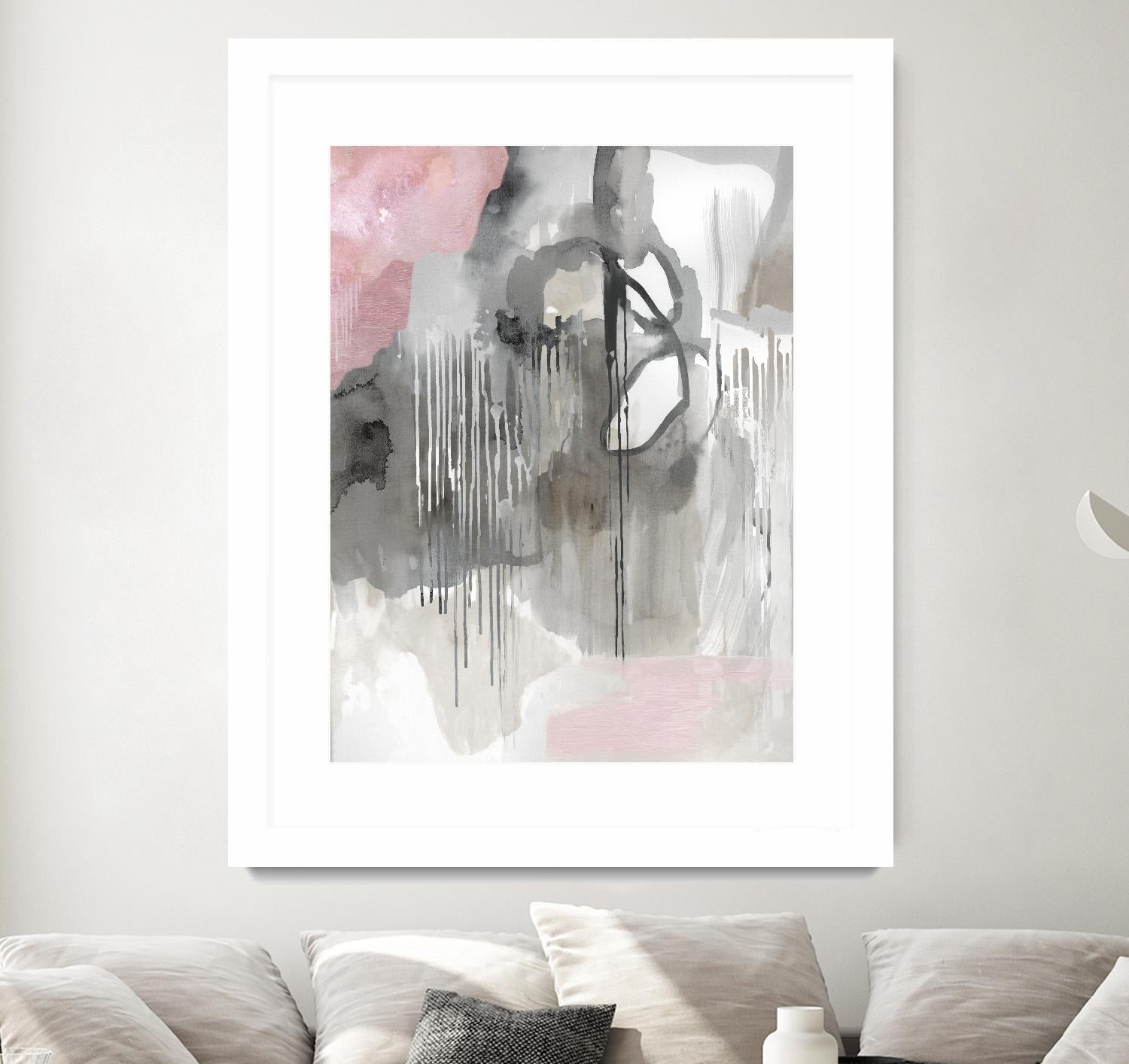 Muted Abstract by PI Studio on GIANT ART - pink abstract