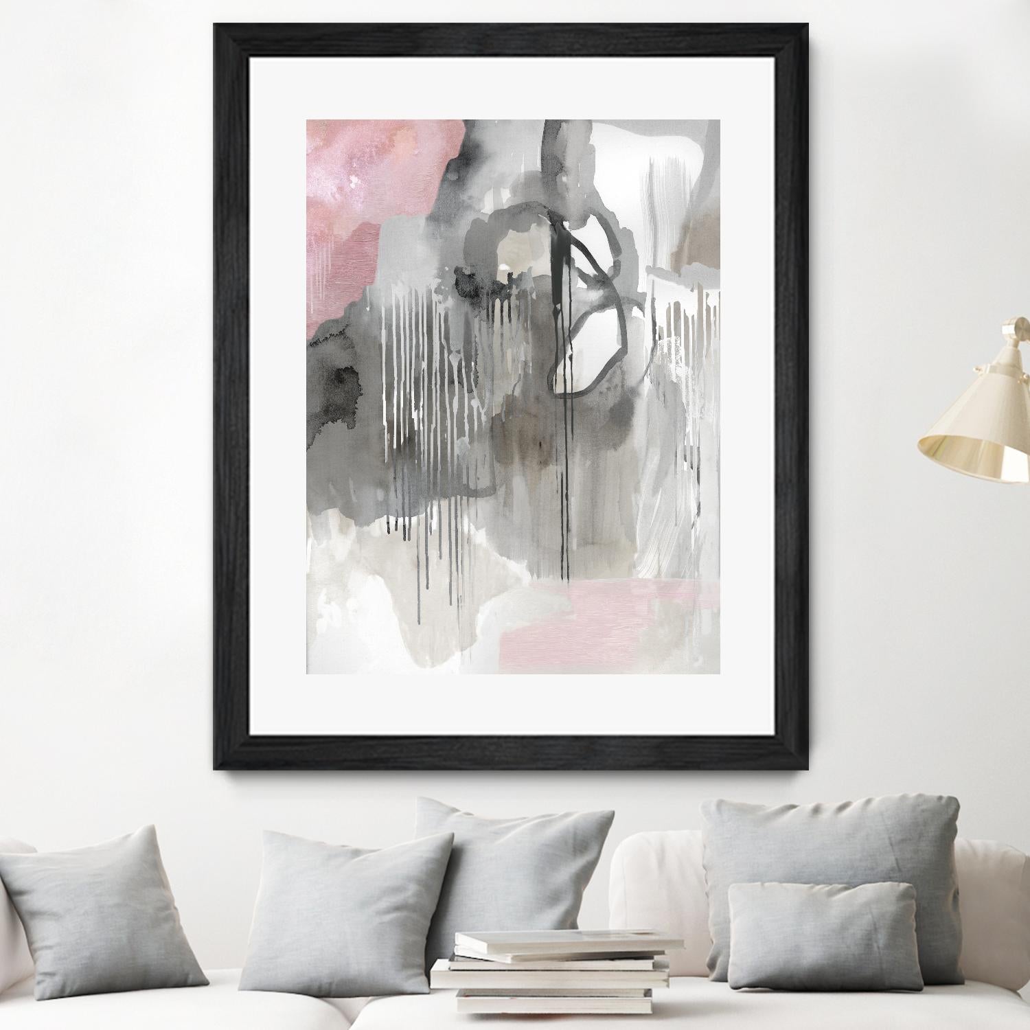 Muted Abstract by PI Studio on GIANT ART - pink abstract