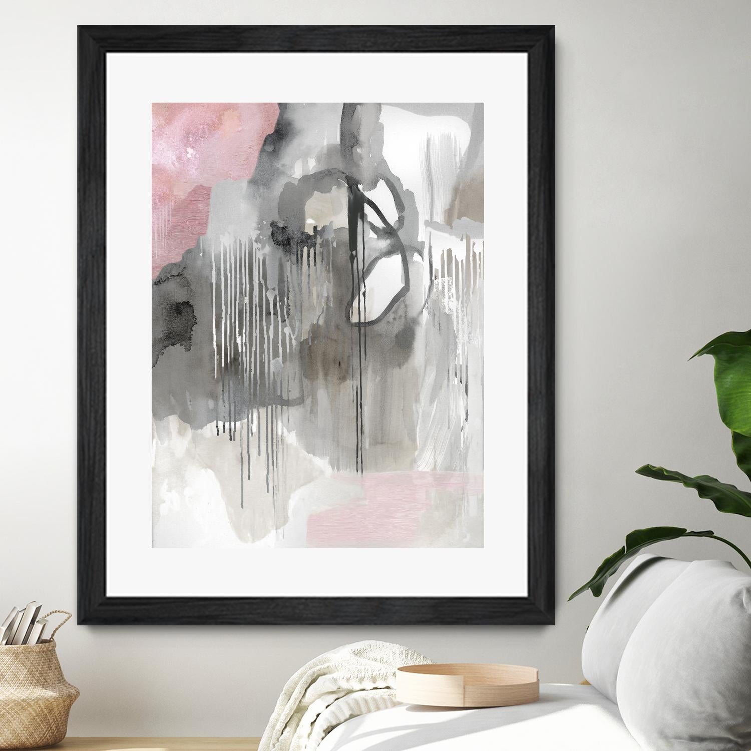 Muted Abstract by PI Studio on GIANT ART - pink abstract