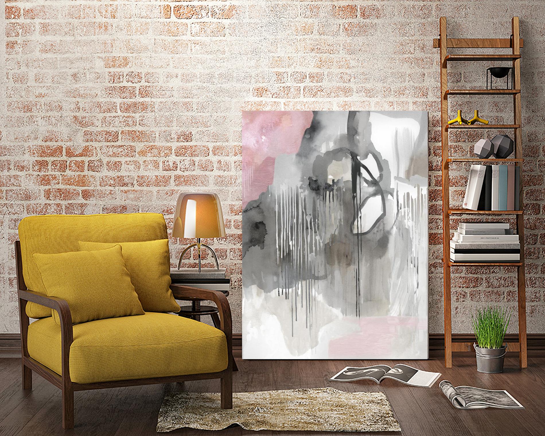Muted Abstract by PI Studio on GIANT ART - pink abstract
