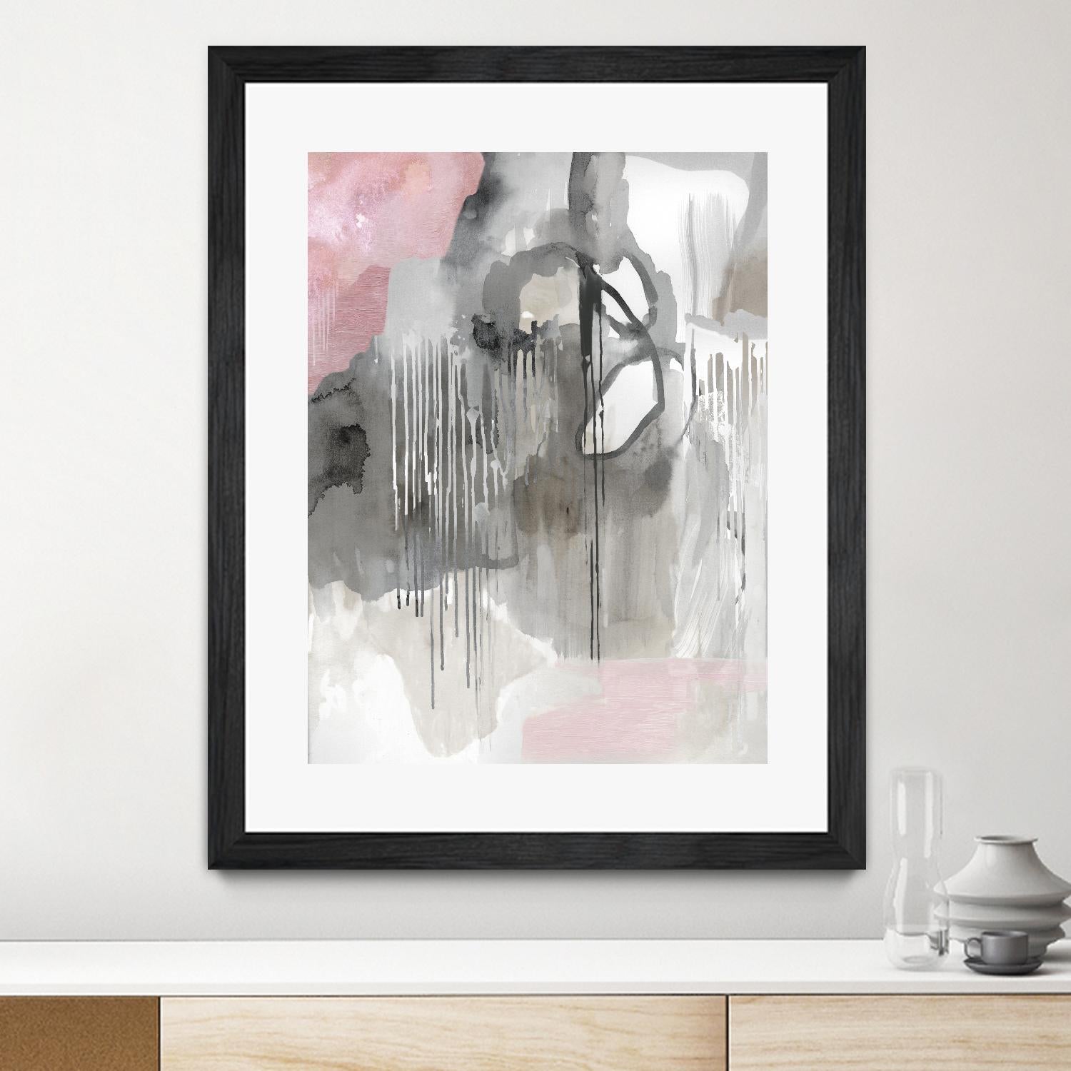 Muted Abstract by PI Studio on GIANT ART - pink abstract