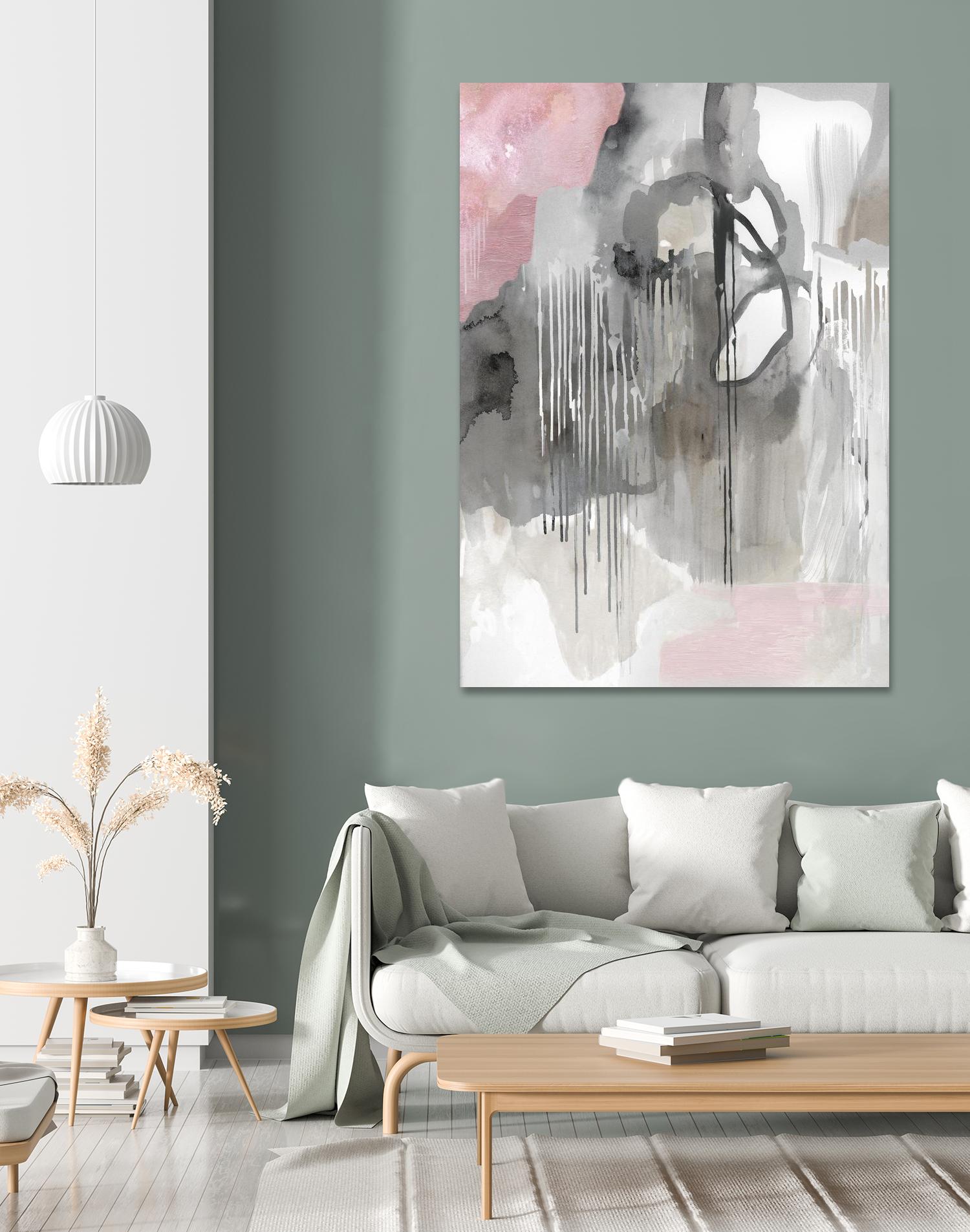 Muted Abstract by PI Studio on GIANT ART - pink abstract