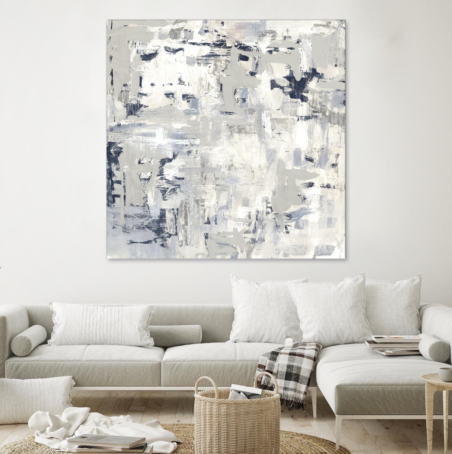 Crisscross by PI Studio on GIANT ART - blue abstract