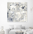Crisscross by PI Studio on GIANT ART - blue abstract