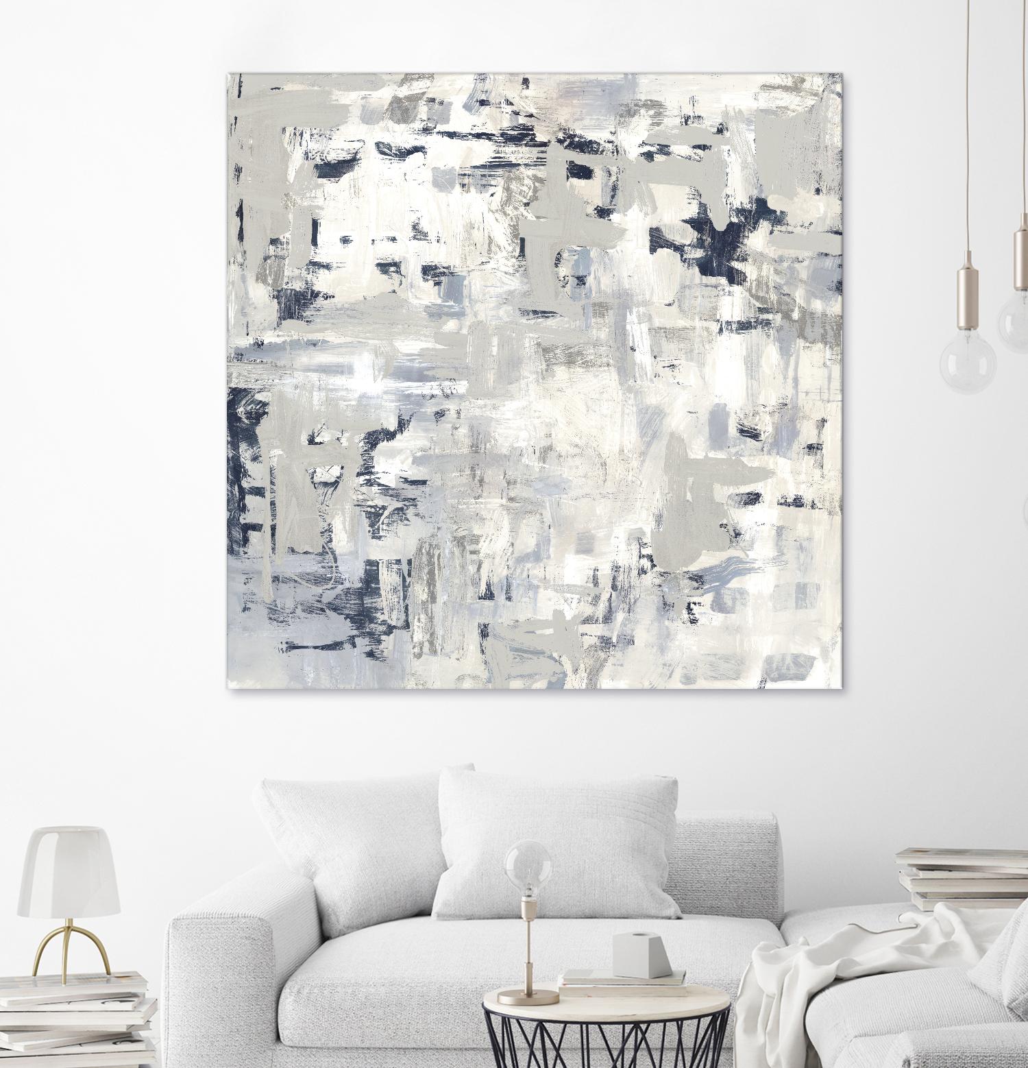Crisscross by PI Studio on GIANT ART - blue abstract
