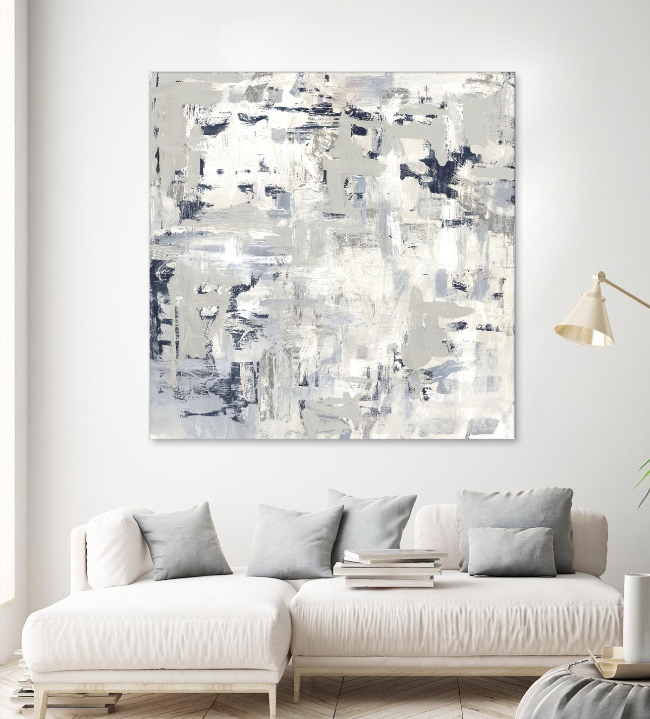 Crisscross by PI Studio on GIANT ART - blue abstract