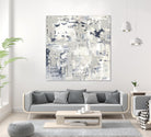 Crisscross by PI Studio on GIANT ART - blue abstract