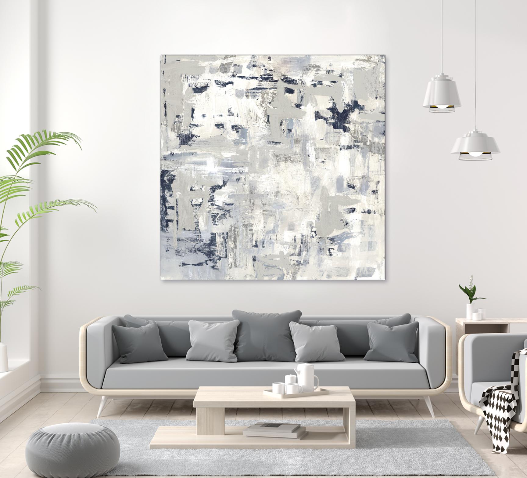 Crisscross by PI Studio on GIANT ART - blue abstract