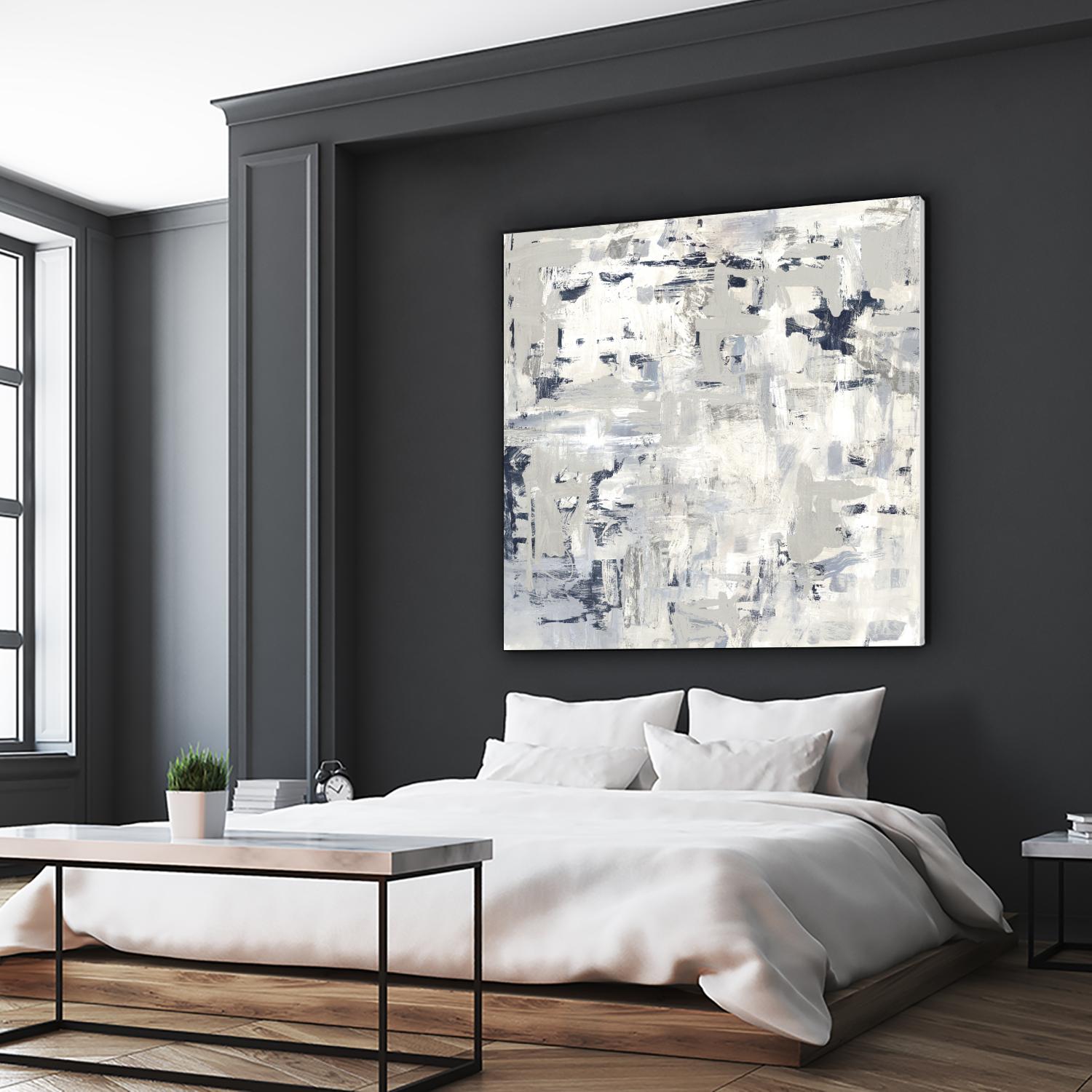 Crisscross by PI Studio on GIANT ART - blue abstract