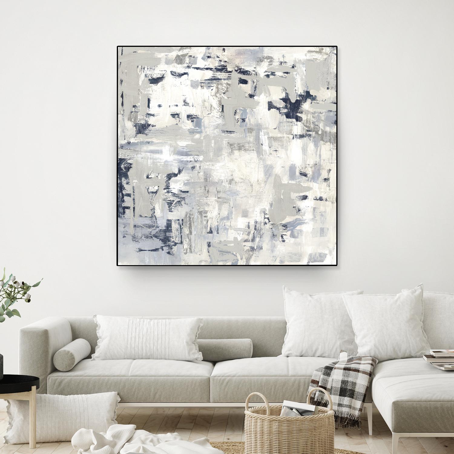 Crisscross by PI Studio on GIANT ART - blue abstract