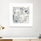 Crisscross by PI Studio on GIANT ART - blue abstract