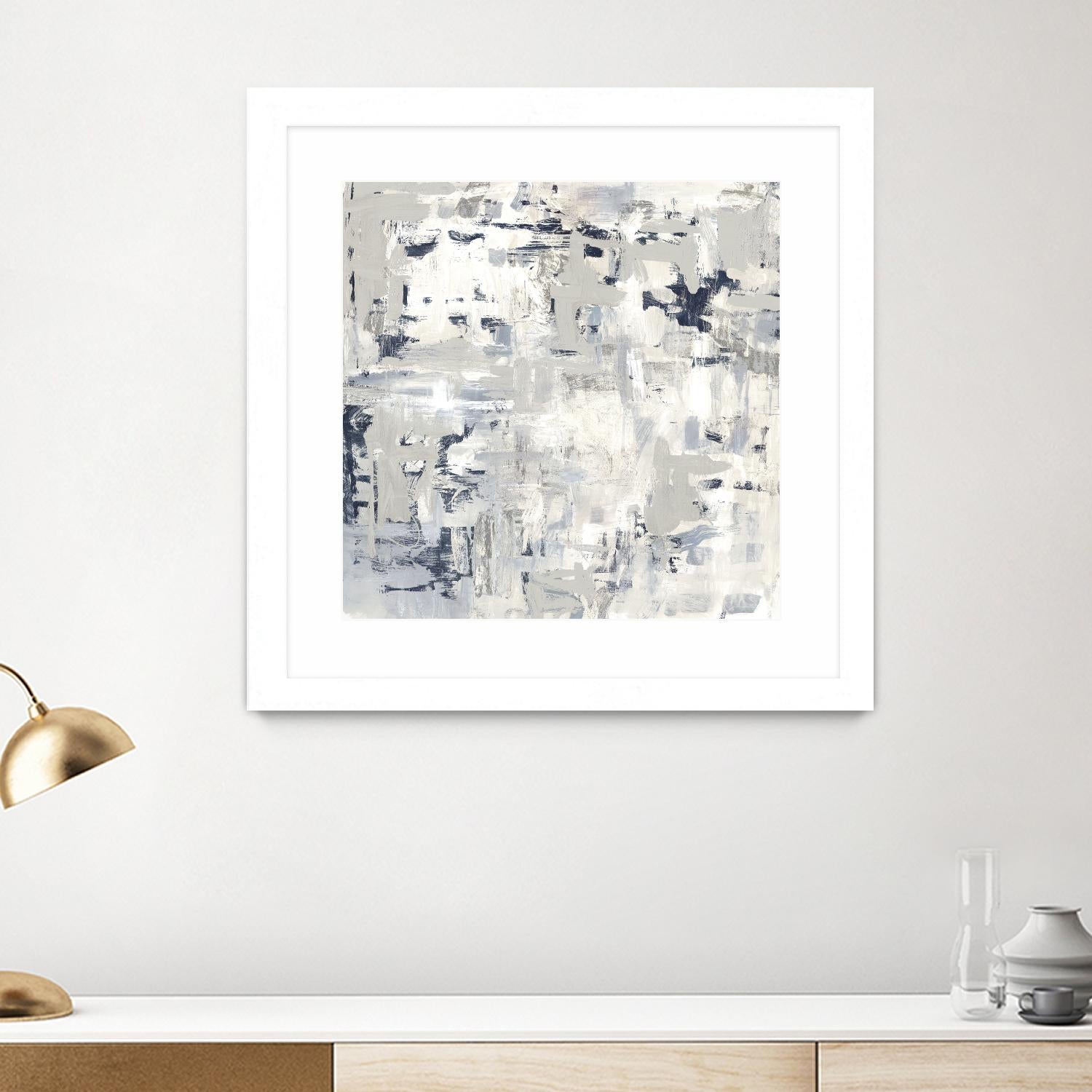 Crisscross by PI Studio on GIANT ART - blue abstract