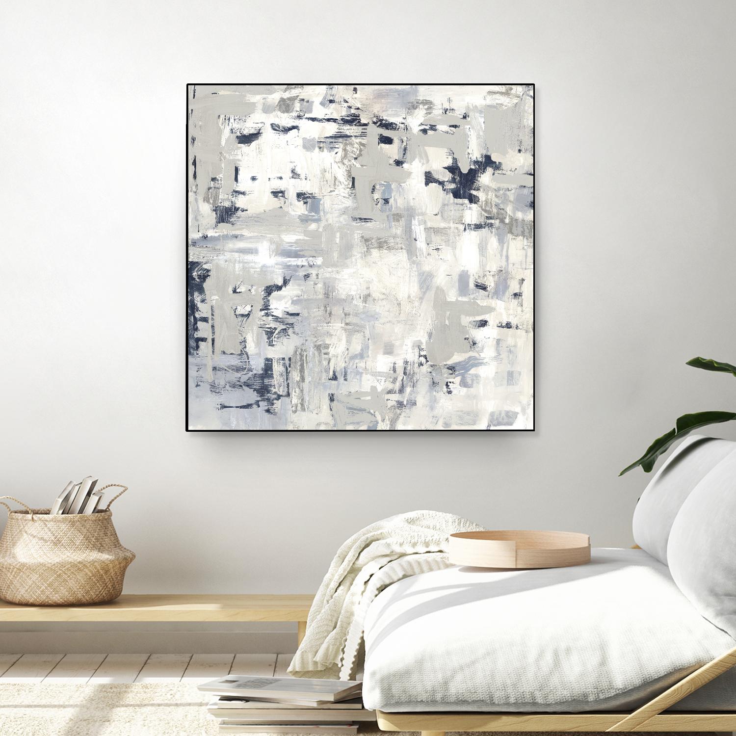 Crisscross by PI Studio on GIANT ART - blue abstract