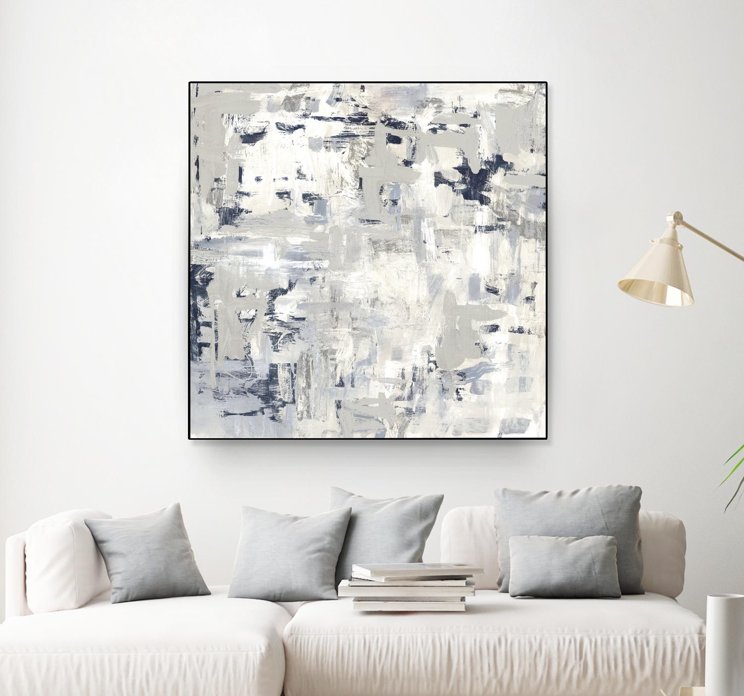 Crisscross by PI Studio on GIANT ART - blue abstract