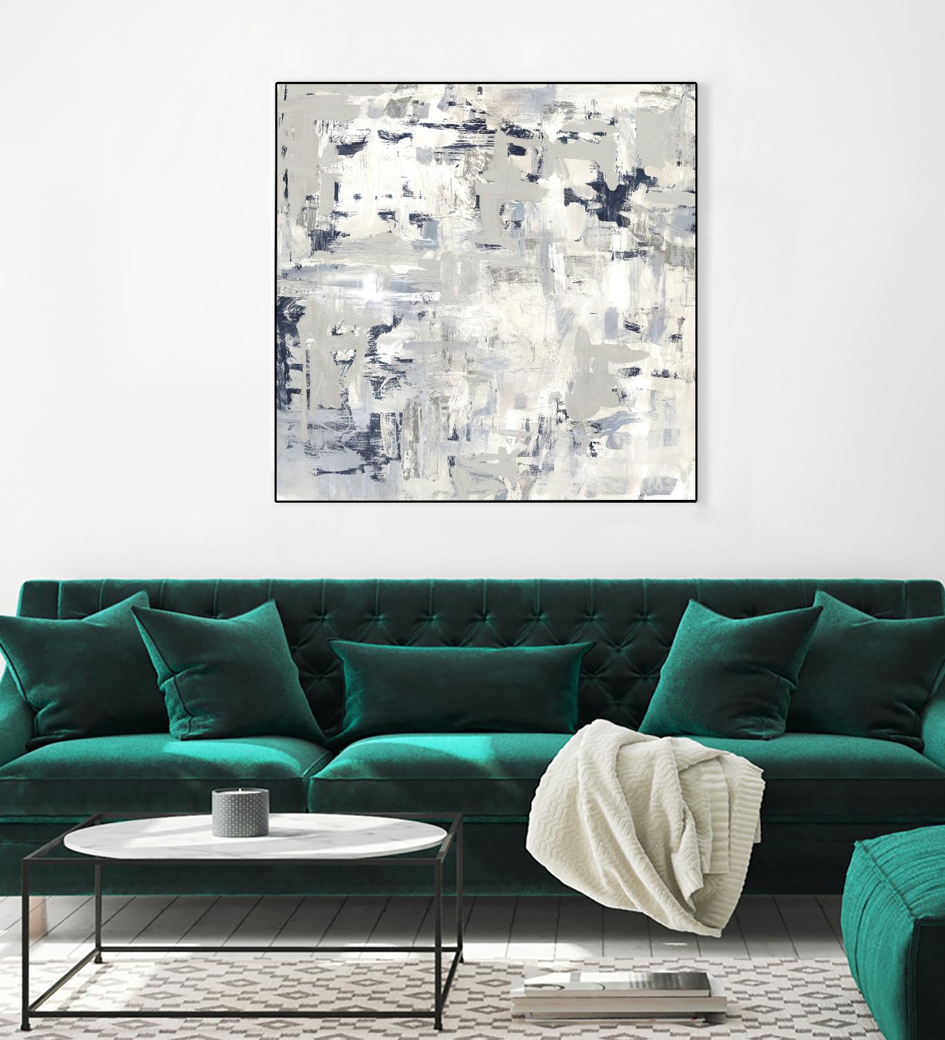 Crisscross by PI Studio on GIANT ART - blue abstract