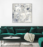 Crisscross by PI Studio on GIANT ART - blue abstract