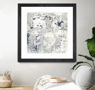 Crisscross by PI Studio on GIANT ART - blue abstract