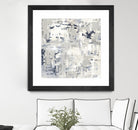 Crisscross by PI Studio on GIANT ART - blue abstract