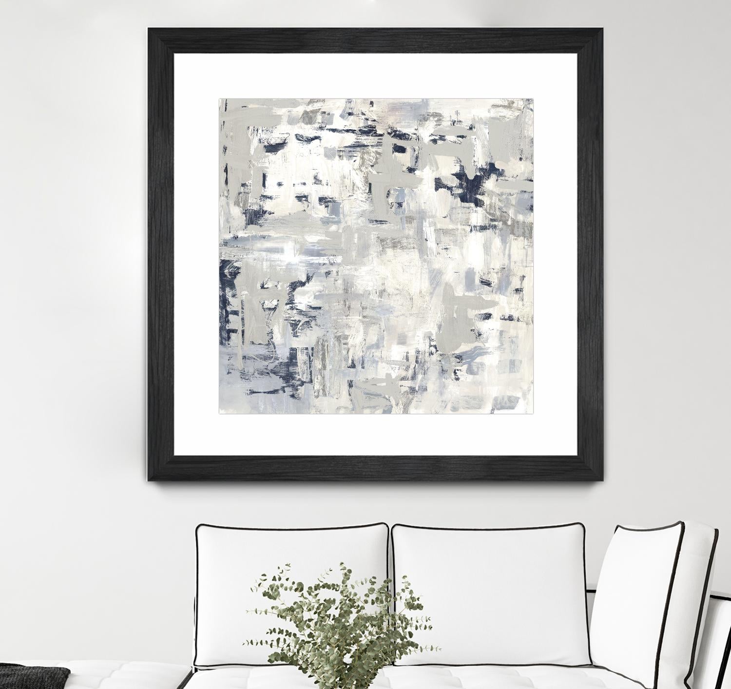 Crisscross by PI Studio on GIANT ART - blue abstract