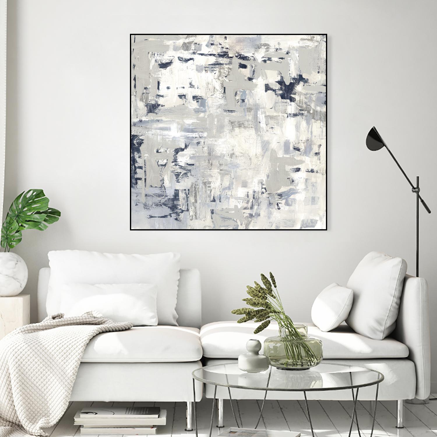 Crisscross by PI Studio on GIANT ART - blue abstract