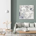 Crisscross by PI Studio on GIANT ART - blue abstract