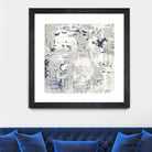 Crisscross by PI Studio on GIANT ART - blue abstract