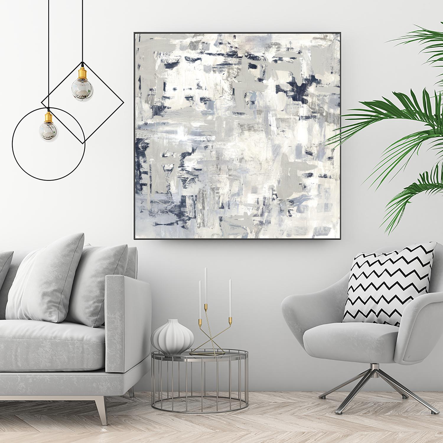 Crisscross by PI Studio on GIANT ART - blue abstract