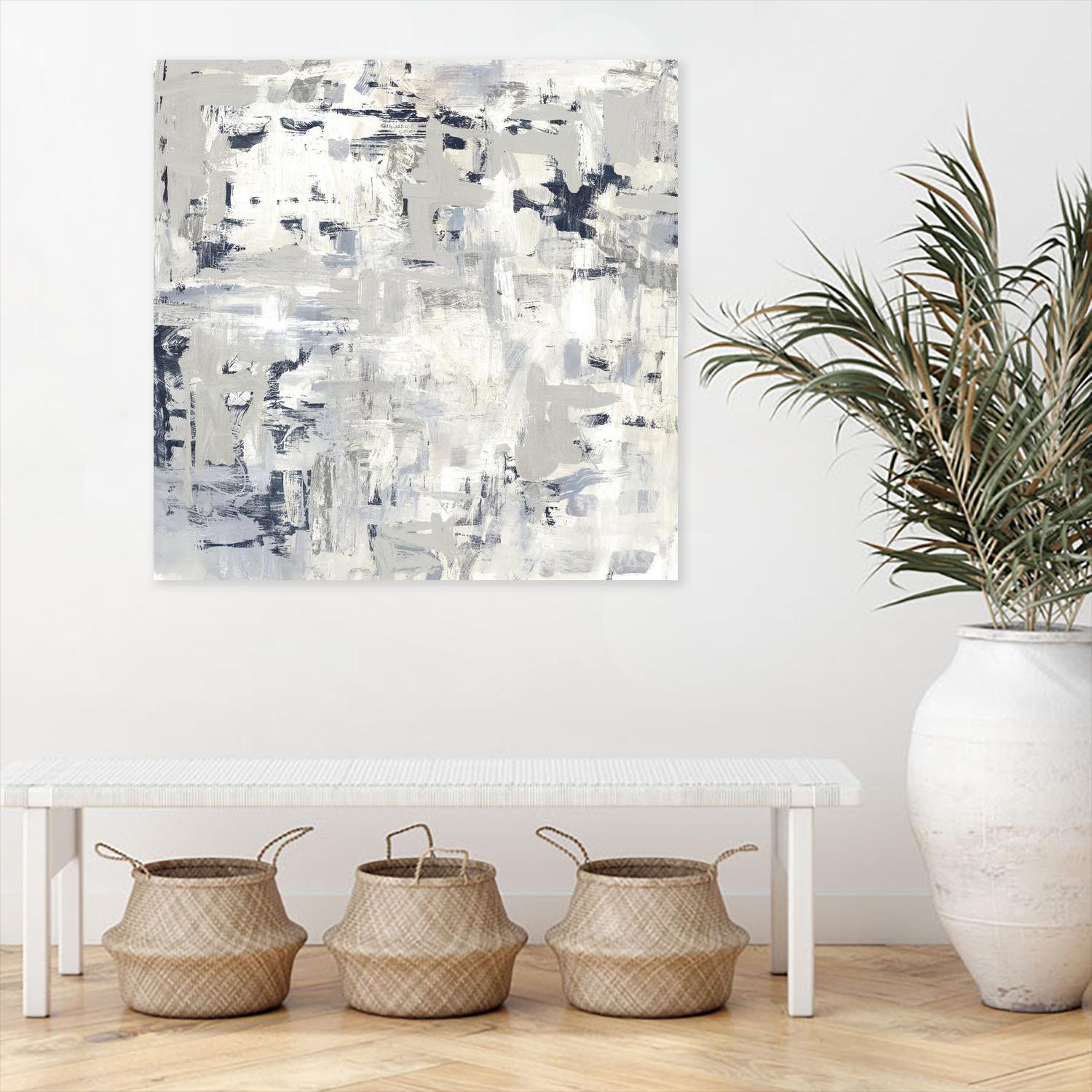 Crisscross by PI Studio on GIANT ART - blue abstract