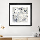 Crisscross by PI Studio on GIANT ART - blue abstract