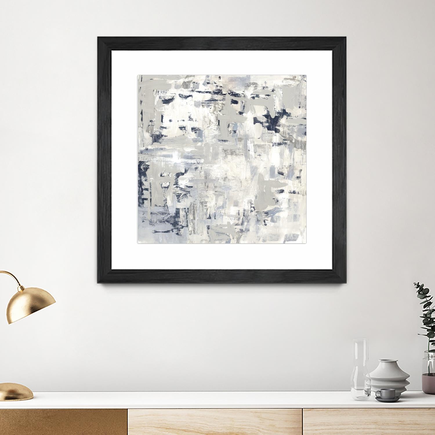 Crisscross by PI Studio on GIANT ART - blue abstract